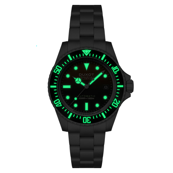 Duxot Atlantica Deep Dive Emerald Green Limited Edition DX 2066 22 SeriousWatches.eu