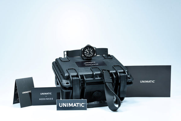 UNIMATIC x Hodinkee Modello Uno U1S-Carbon GMT Limited Edition U1S-C-GMT-H (Pre-owned)