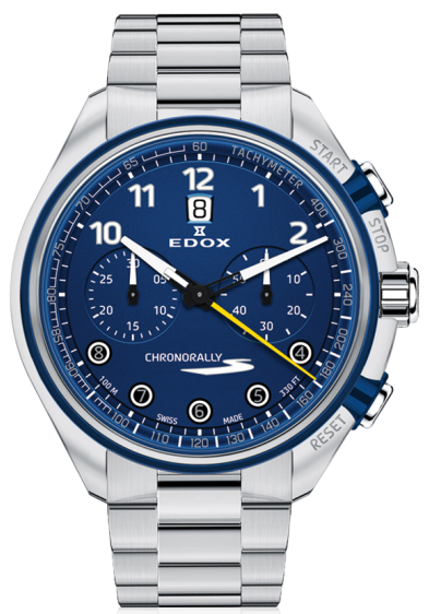 Edox Chronorally-S Chronograph Automatic 08005 3BUM BUBG