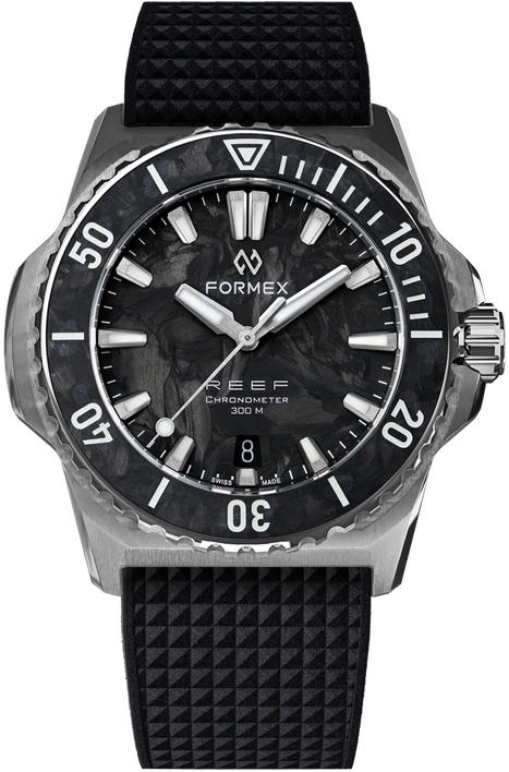 Formex REEF 39.5mm Automatic Chronometer 300m Forged Carbon Rubber