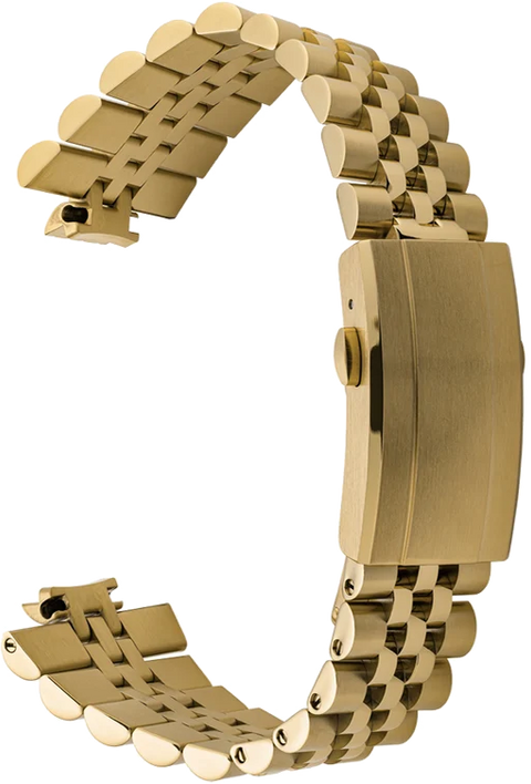Islander Watch Gold Tone Bracelet for Bulova Super Seville BRAC-158