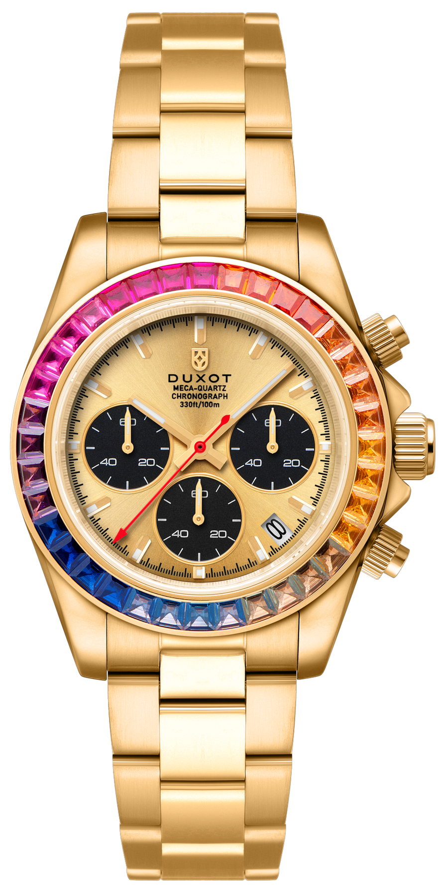 Duxot Accelero Rainbow Chronograph Sunray Gold DX-2064-44