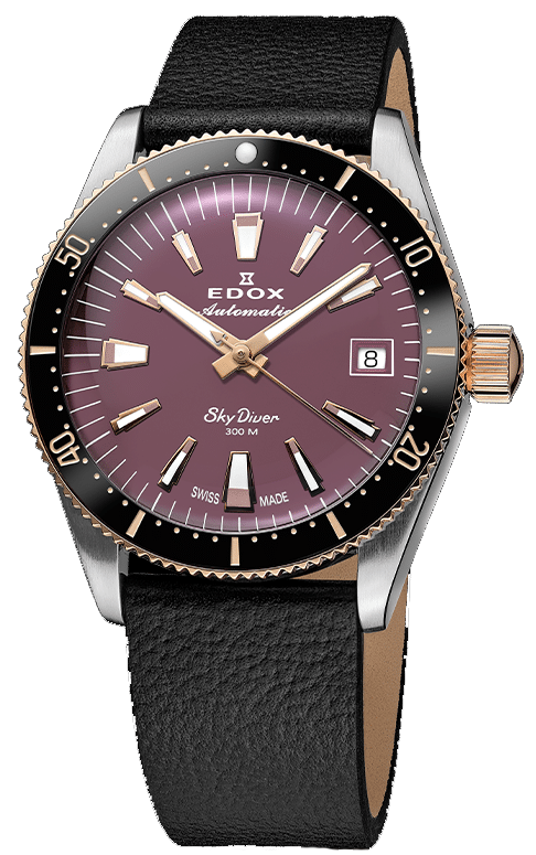 Edox Skydiver 38 Date Automatic Special Edition 80131 357RNRC VIO