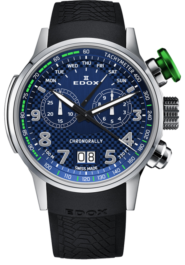 Edox Chronorally Chronograph 38001 TINV BUV3
