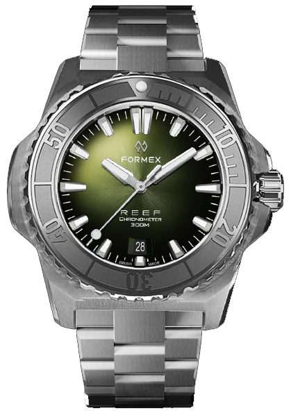 Formex REEF Automatic Chronometer 300m Green Steel Bezel