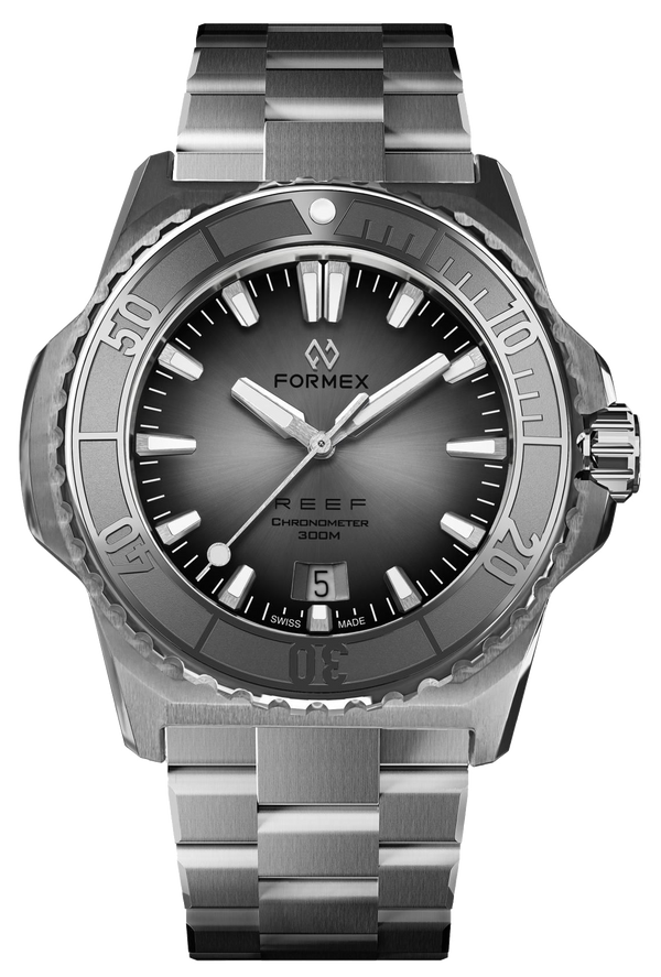 Formex REEF 39.5mm Automatic Chronometer 300m Silver Bracelet