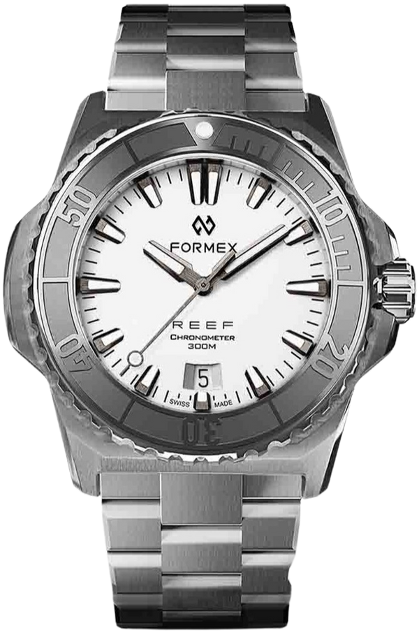 Formex REEF 39.5mm Automatic Chronometer 300m White Bracelet