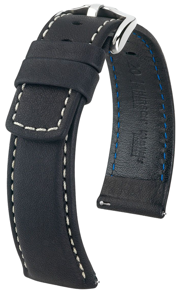 Hirsch Mariner Black 22mm