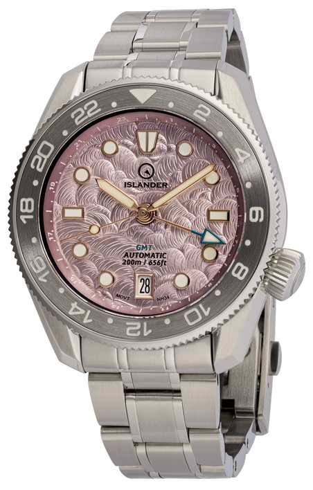 Islander Watch JFK Automatic GMT Cherry Blossom #ISL-337