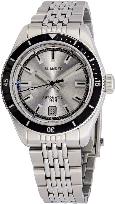 Islander Watch Port Jefferson Skin Diver Silver Dial #ISL-374