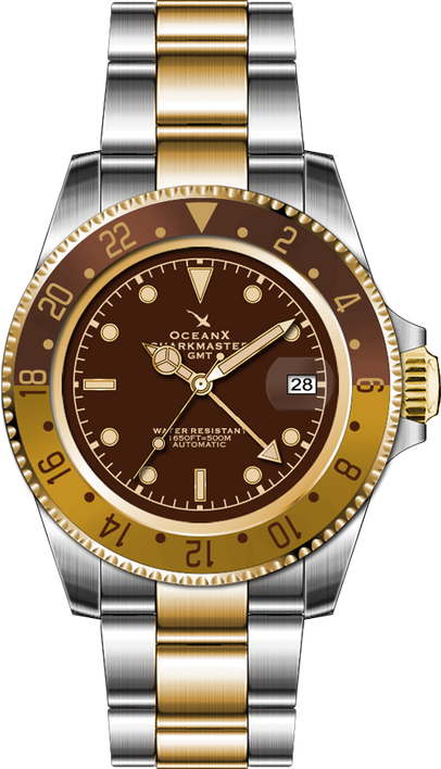 OceanX Sharkmaster GMT 40mm Automatic SMS-GMT-0502
