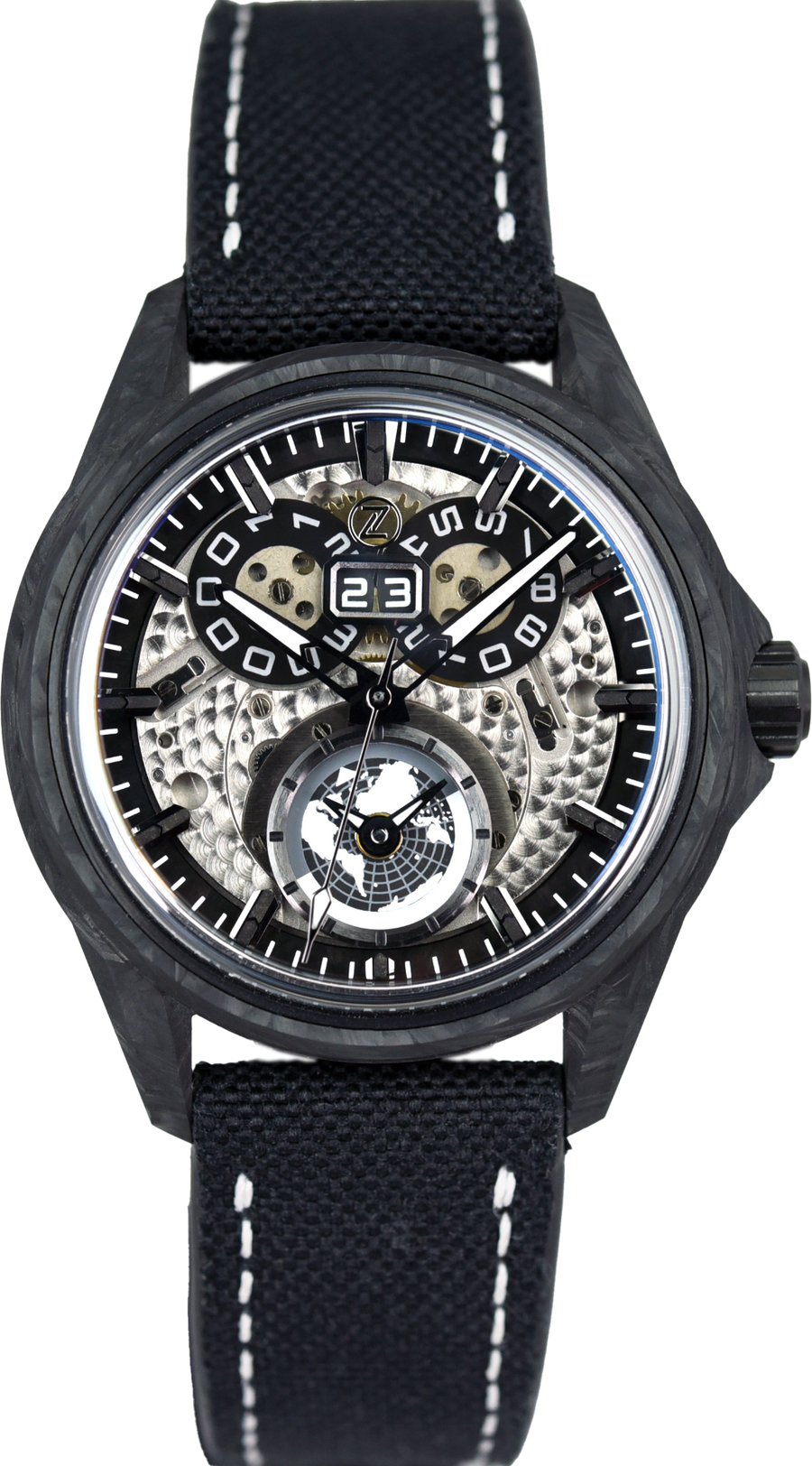 Zelos Spearfish Dual Time Carbon Moonscape (Pre-owned)