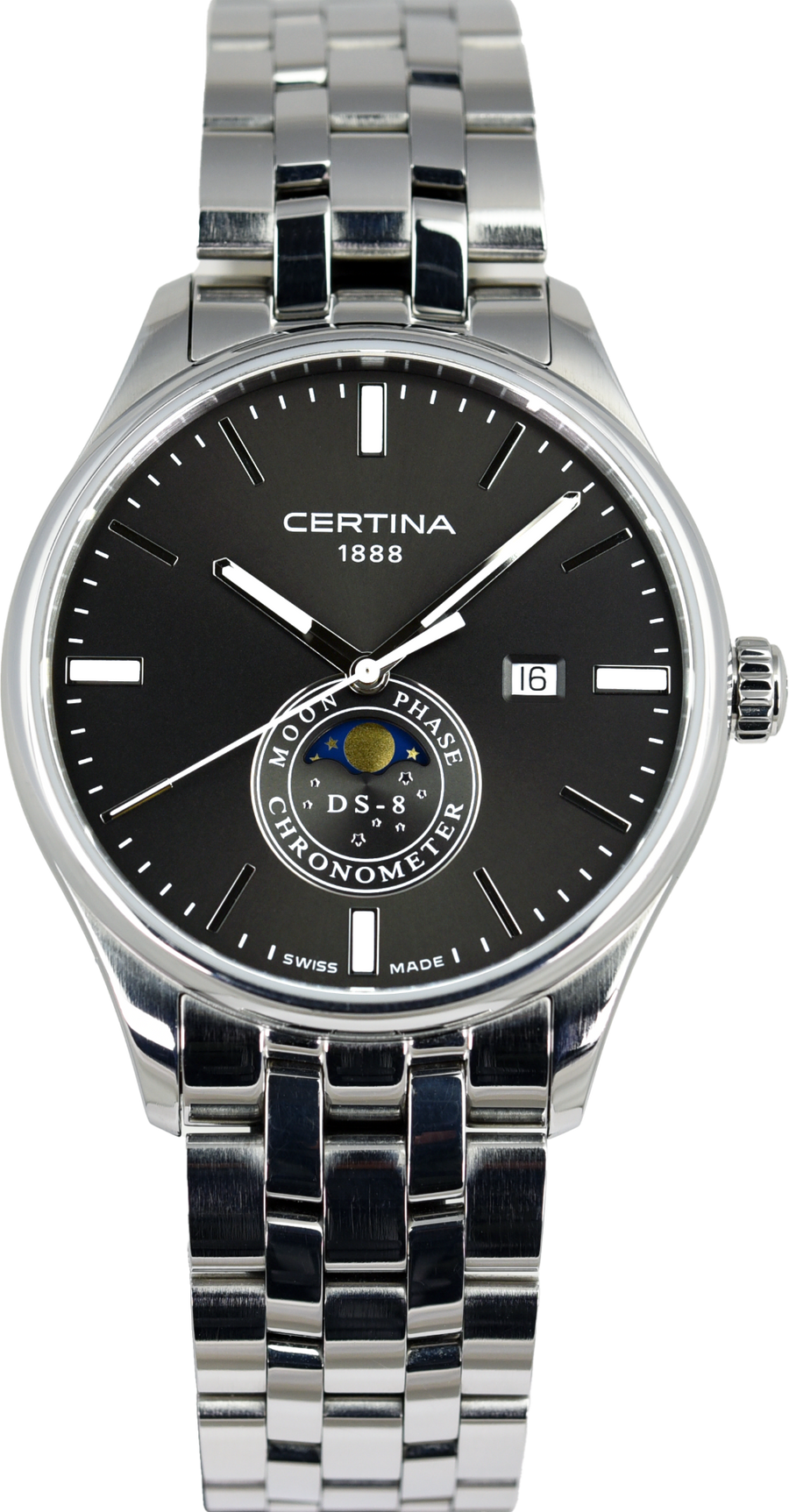 Certina DS-8 Moon Phase Chronometer C033.457.11.051.00 (Pre-owned)