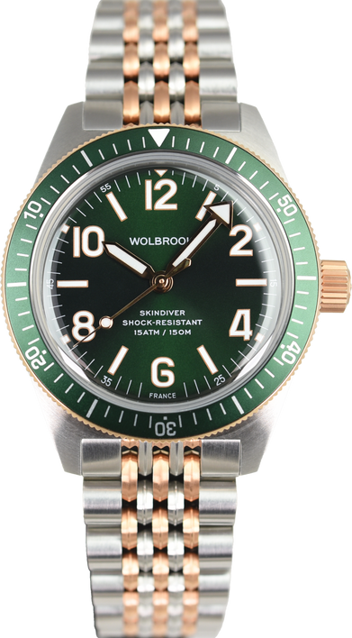 Wolbrook Skindiver Automatic Two-Tone Green (Pre-owned)