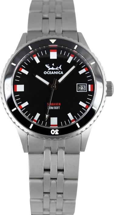 Oceanica Searaven 200m Diver Black (Pre-owned)