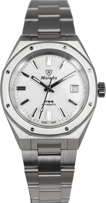 Nivada F77 SST White MK2 38mm 69014A77 (Pre-owned)