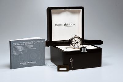 Maurice Lacroix Masterpiece Moon Retrograde MP6608-SS001-110-1 (Pre-owned)