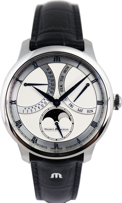 Maurice Lacroix Masterpiece Moon Retrograde MP6608-SS001-110-1 (Pre-owned)