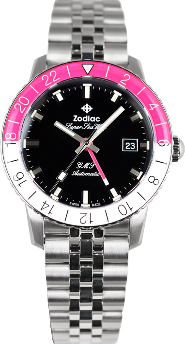 Zodiac Super Sea Wolf GMT ZO9416 (Pre-owned)