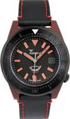 Squale 60 Atmos T-183 Carbon Red T183R Limited Edition (Pre-owned)