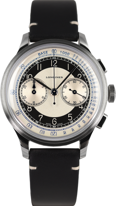 Longines Heritage Classic Chronograph Tuxedo L2.830.4.93.0 (Pre-owned)