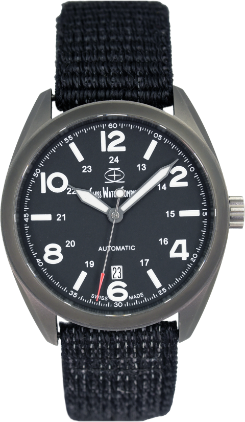 Swiss Watch Company SWC Bunker Black + bracelet (Pre-owned)