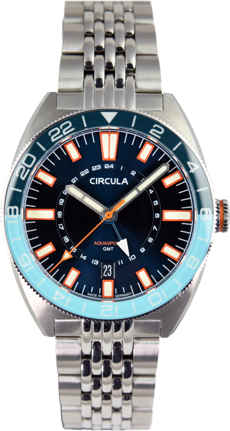 Circula AquaSport GMT Blue (Pre-owned)
