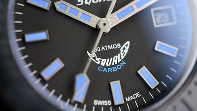 Squale 60 Atmos T-183 Carbon Blue T183BL (Pre-owned)