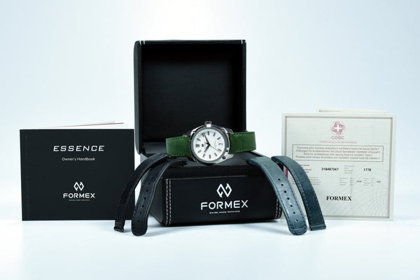 Formex Essence ThirtyNine Chronometer White Leather (Pre-owned)