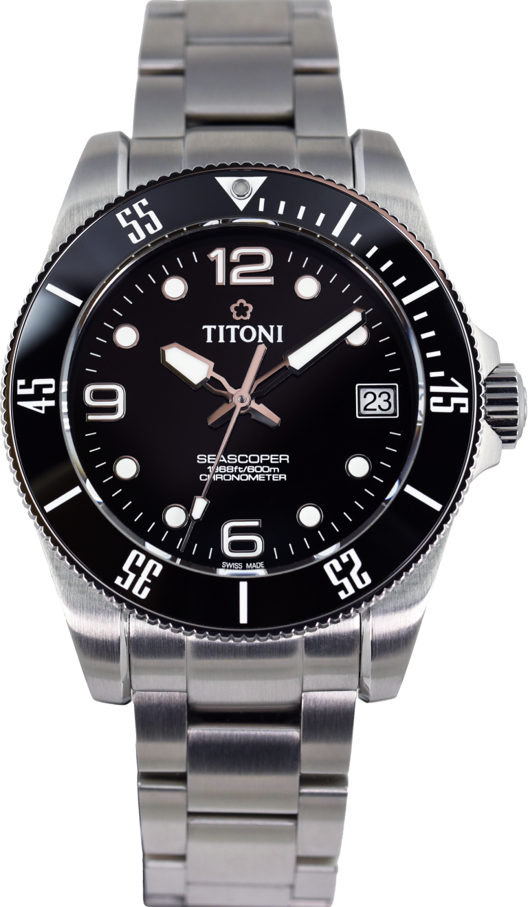 Titoni Seascoper 600 Chronometer 83600 S-BK-256 (Pre-owned)