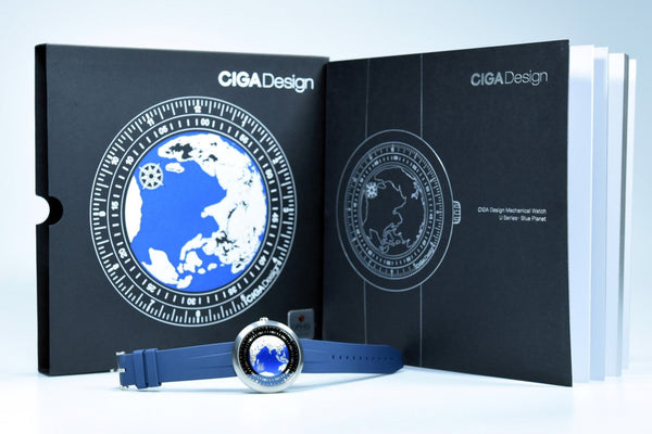 CIGA Design Mechanical Watch Series U Blue Planet TI (Pre-owned)