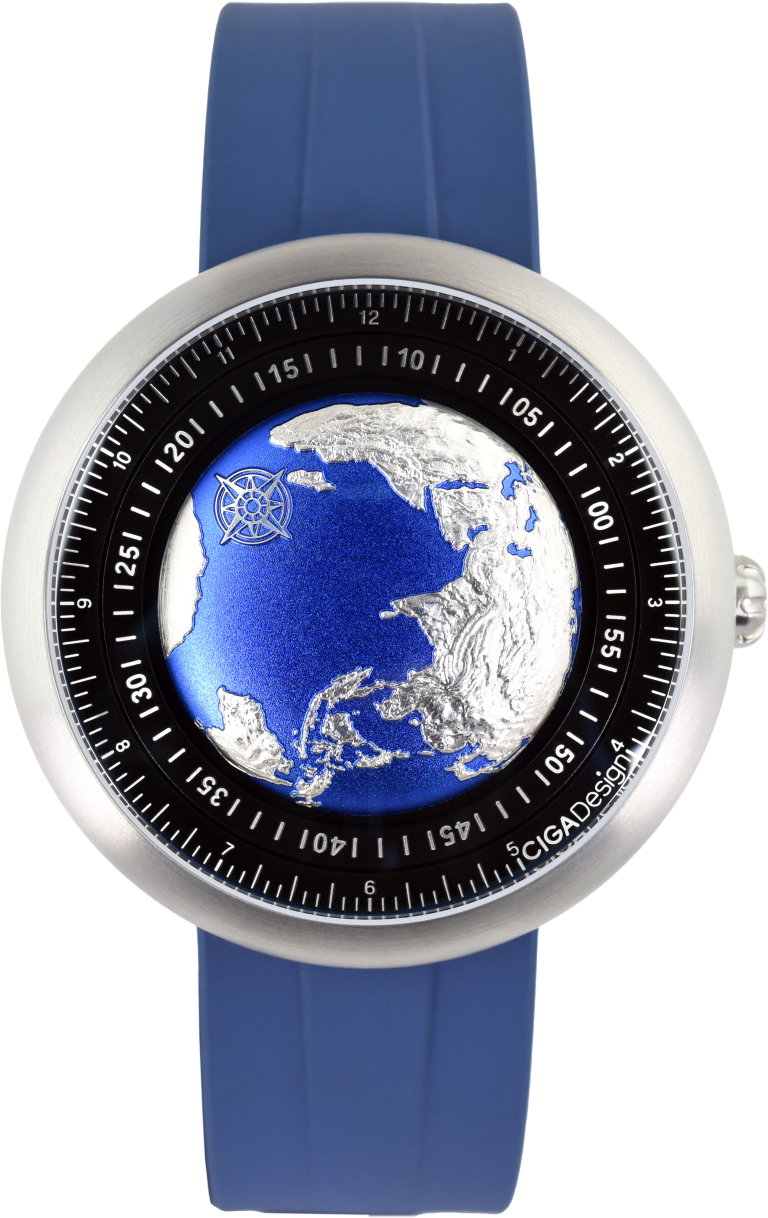 CIGA Design Mechanical Watch Series U Blue Planet TI (Pre-owned)