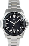 Formex REEF Automatic Chronometer 300m Silver Black Steel (Pre-owned)