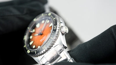 Zelos Mako Diver Hammered Orange (Pre-owned)