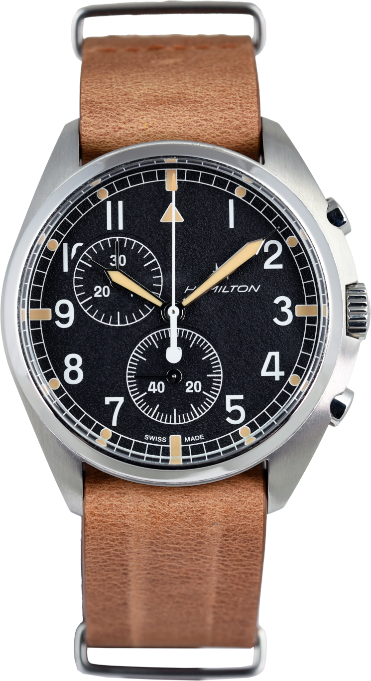 Hamilton Khaki Pilot Pioneer Chrono Quartz H76522531 (Pre-owned)
