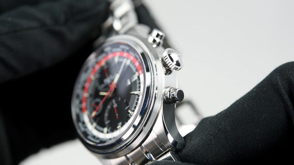 Ball Trainmaster WorldTime Chronograph CM2052D-S1J-BKRD (Pre-owned)