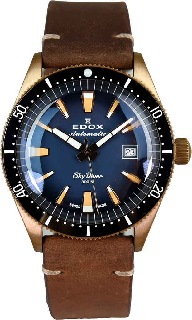 Edox SkyDiver Limited Edition 80126 BRN BUIDR (Pre-owned)