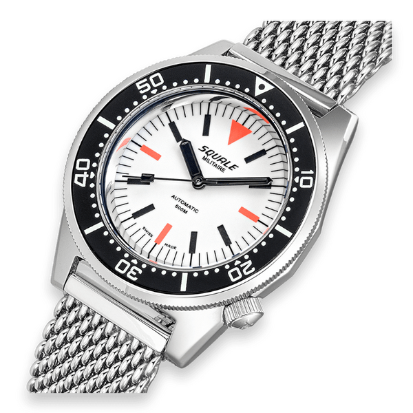 Squale 50 Atmos White Lume Militaire 1521 1521FUMIWT.ME20