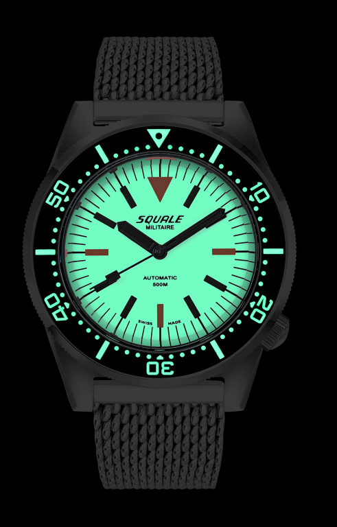 Squale 50 Atmos White Lume Militaire 1521 1521FUMIWT.ME20