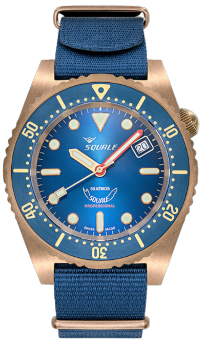 Squale 50 Atmos Bronze 1521 1521BRONBL