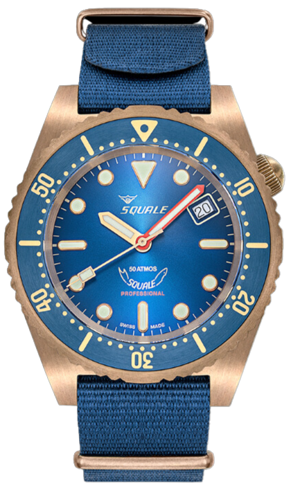 Squale 50 Atmos Bronze 1521 1521BRONBL