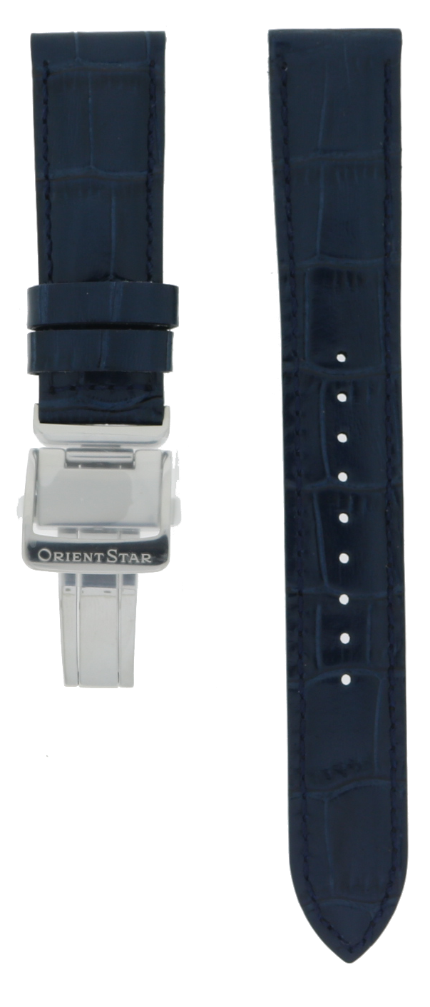 Orient Star Blue Leather Strap 20mm UL027014J0