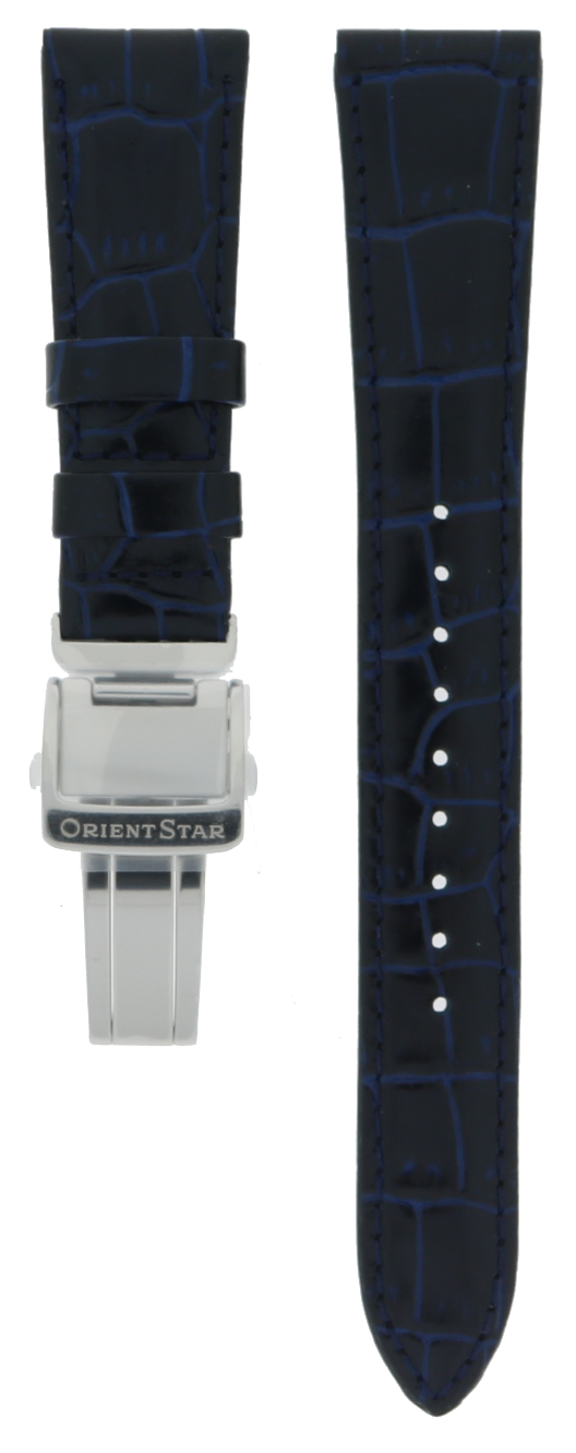 Orient Star Blue Leather Strap 20mm UL022013J0