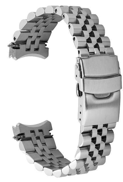 Islander Watch 22mm Brushed and Polished Bracelet for Casio Duro Quartz Dive Watch #BRAC-75