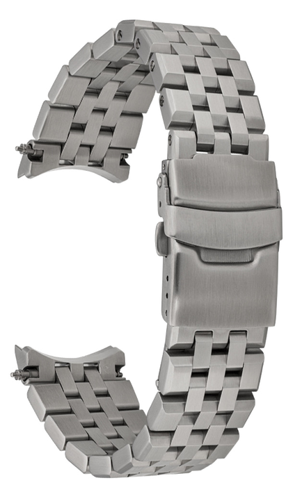 Islander Watch 20mm Brushed 5-Link Bracelet for Seiko 41.7mm Samurai #BRAC-134