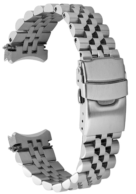 Islander Watch 19mm Brushed and Polished Bracelet for Seiko SNXS79 #BRAC-118