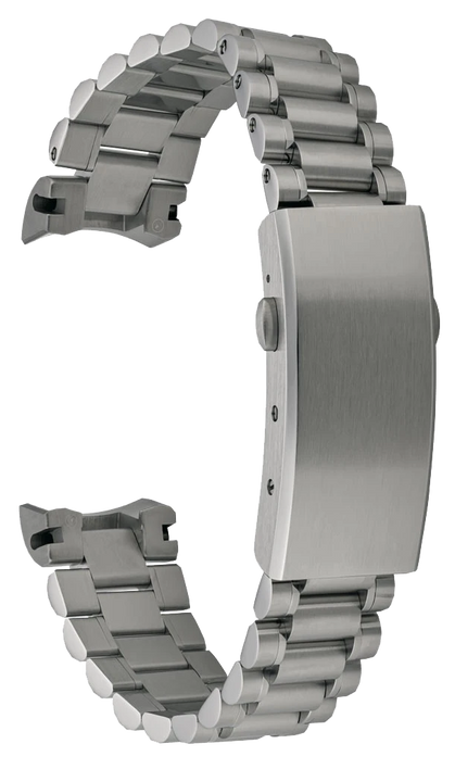 Islander Watch 20mm Polished Bracelet for Bulova 43,5mm Lunar Pilot on Bracelet #BRAC-105