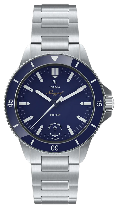 Yema Navygraf Marine Nationale Quartz YMHFMN39-GM