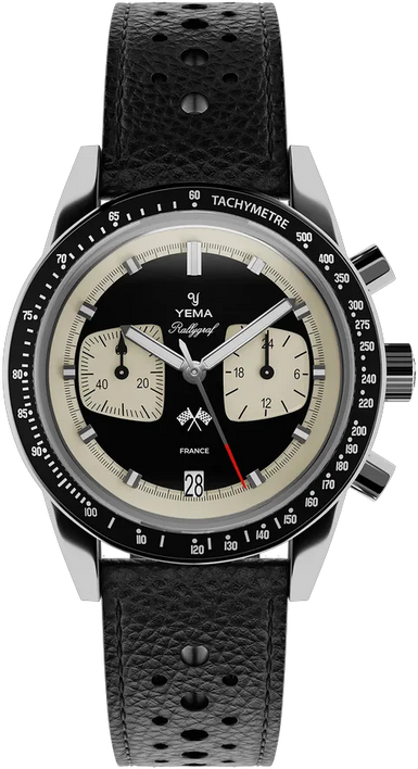 Yema Rallygraf Meca-Quartz Reverse Panda YMHF1580-AA