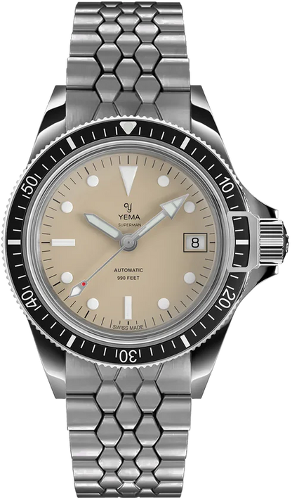 Yema Superman Heritage 41mm Beige YSUP25A41-EMS